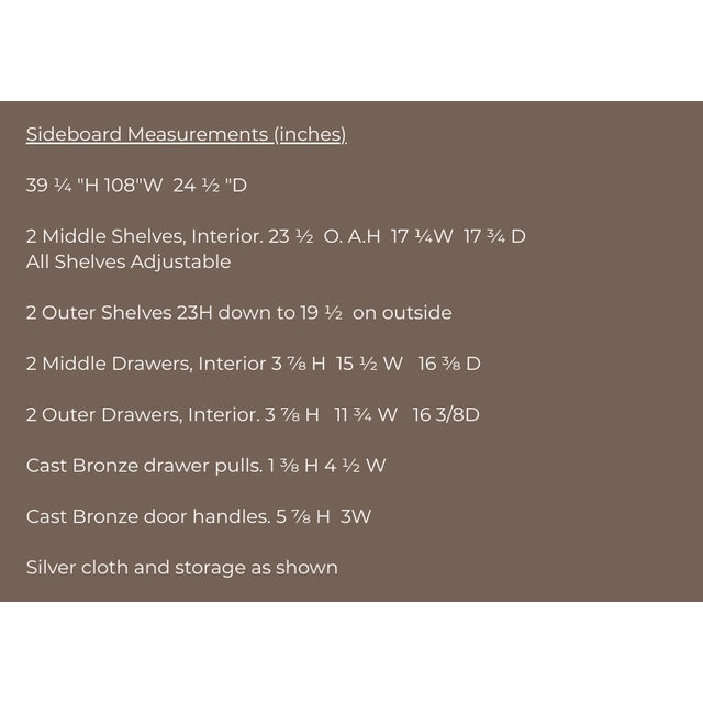 Neo-Art Nouveau Sideboard by Arroyo Design, in Mesquite For Sale - Image 9 of 10