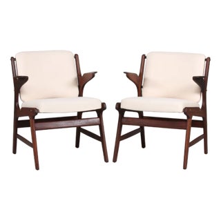 Set of Armchairs by Arne Hovmand-Olsen for Komfort, Denmark, 1960s For Sale