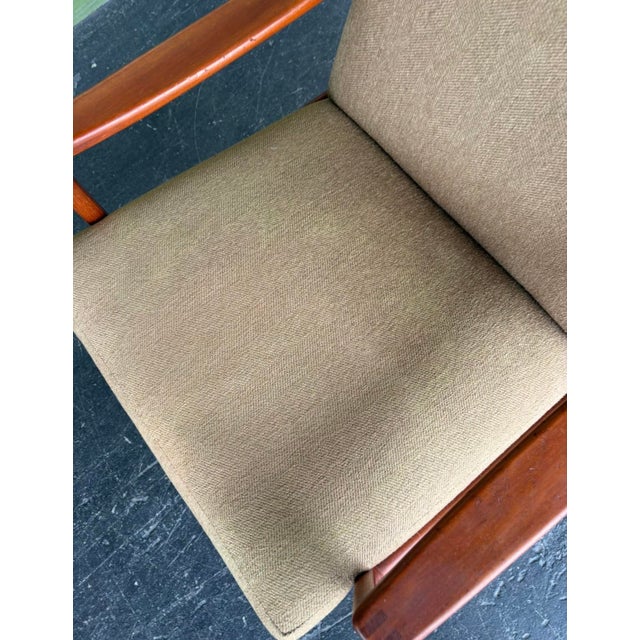 Mid 20th Century Mid Century Swedish Ulferts Tibro Teak Lounge Chair For Sale - Image 5 of 12