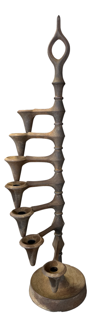 Vintage Danish Iron Candlestick by Jens Harald Quistgaard, 1965
