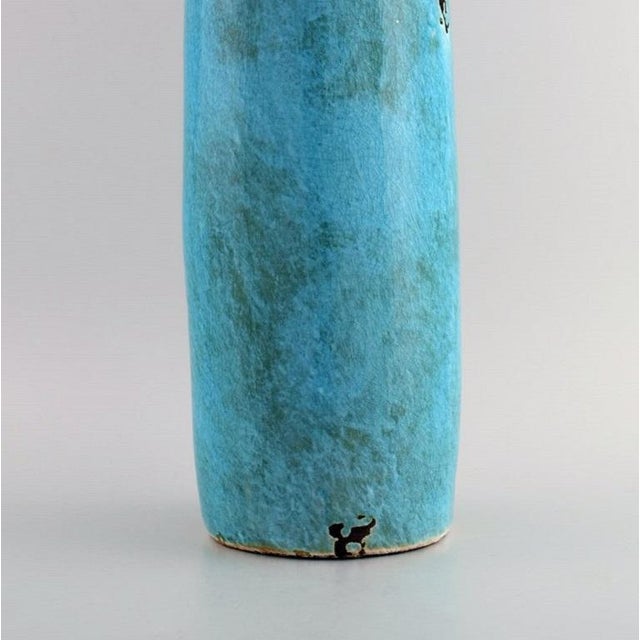 Ceramic Large Vase in Glazed Stoneware, 1970s For Sale - Image 7 of 9