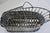 Metal Vintage Handmade Silverplate Wire Wine Basket With Linen Bottle Wrap, French Country Barware For Sale - Image 7 of 10