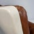Space Age Italian Brown Leather and White Plastic Armchair by Play, 1970s For Sale - Image 13 of 18