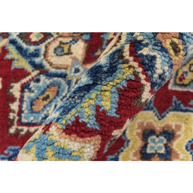 Southwestern Kazak Red/Beige Wool Rug - 2'9''x4'2'' For Sale In New York - Image 6 of 10