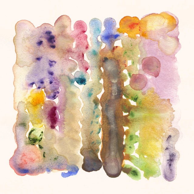 "Morphos 02", Vibrant Abstract by Tina Marrin 30x30 For Sale