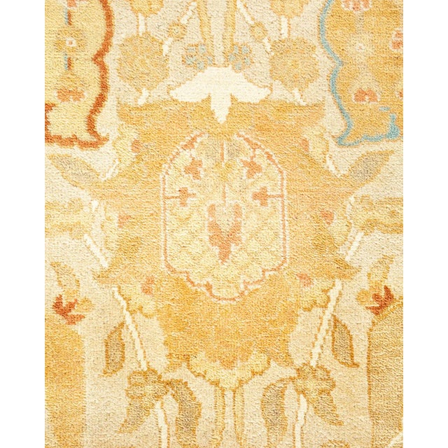 Contemporary Vintage Traditional Hand Knotted Wool Area Rug, Ivory - 8'0" X 9'10" For Sale - Image 3 of 9