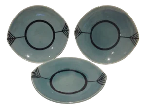 Dish by Lisa Larson for Gustavsberg, 1959, Set of 3