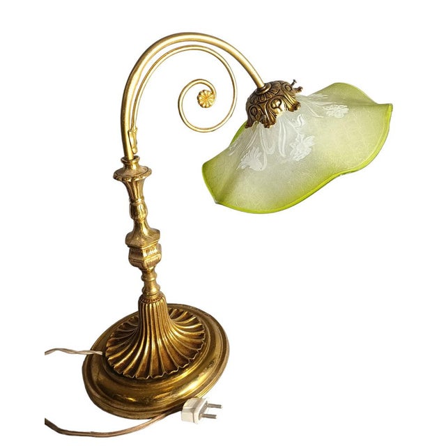 Modernist Table Lamp, 1960s, in Very Good conditions. Designed 1960 to 1969 European Plug (up to 250V).The wiring of this...