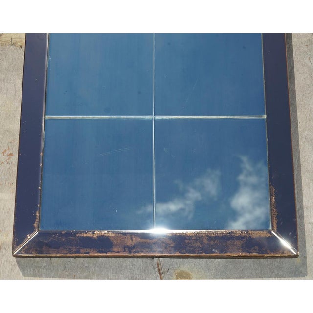 Art Deco Venetian Foxed Rose Coloured Glass Bevelled Mirror, 1930s For Sale - Image 3 of 18