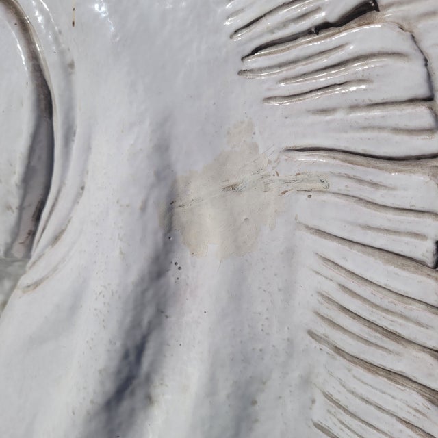 White Italian Artist, Horse Heads, 20th Century, Ceramic, Set of 2 For Sale - Image 8 of 18