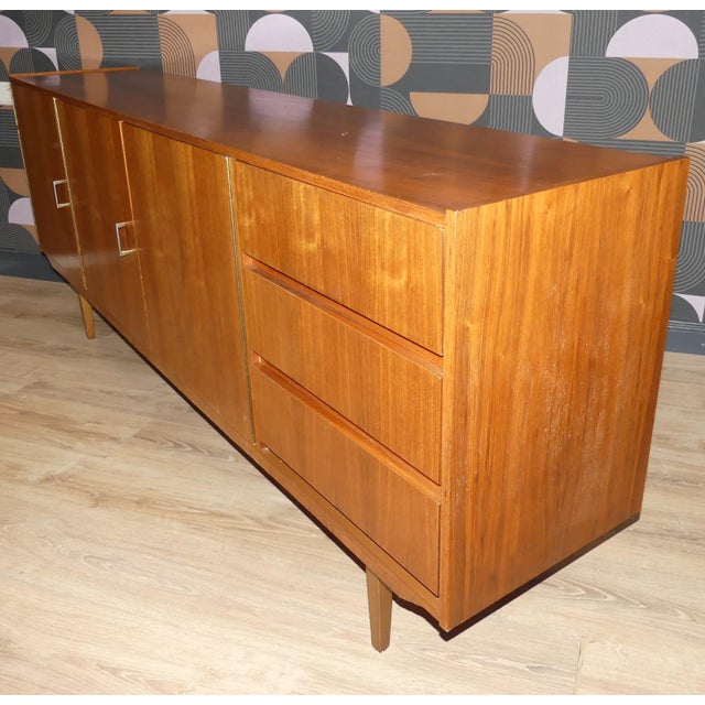 Large Sideboard in Walnut from MCM, 1960s For Sale - Image 12 of 18