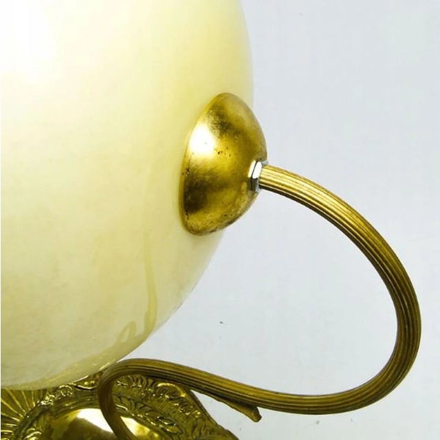 Art Deco Style Wall Lamp, Poland, 1950s For Sale - Image 4 of 8