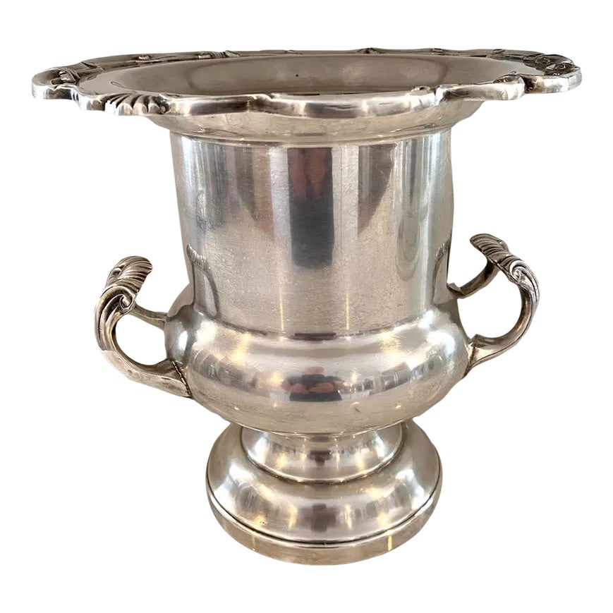 Vintage f.b. Rogers Silver Company, Silver Plated Ice Bucket, Engraved