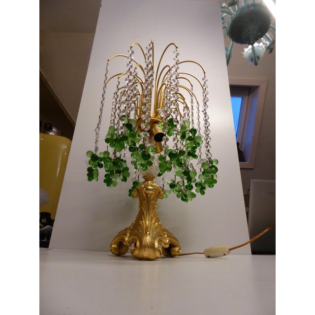 Waterfall Murano Table Lamp in Glass and Bronze, 1970s For Sale - Image 12 of 14