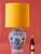 Large Blue and White Table Lamp from Delftware For Sale - Image 3 of 13
