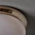 1970s Nickel and Opaline Glass Wall or Ceiling Lamp Attributed to Luigi Caccia Dominioni for Azucena For Sale - Image 12 of 18