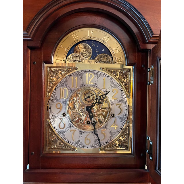 2000s Original Sligh Grandfather Clock Chairish