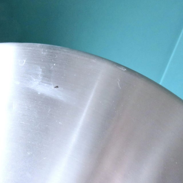 1960s Space Age Silver Diskos Pendant Lamp by Jo Hammerborg for Fog & Mørup, Denmark, 1960s For Sale - Image 5 of 7