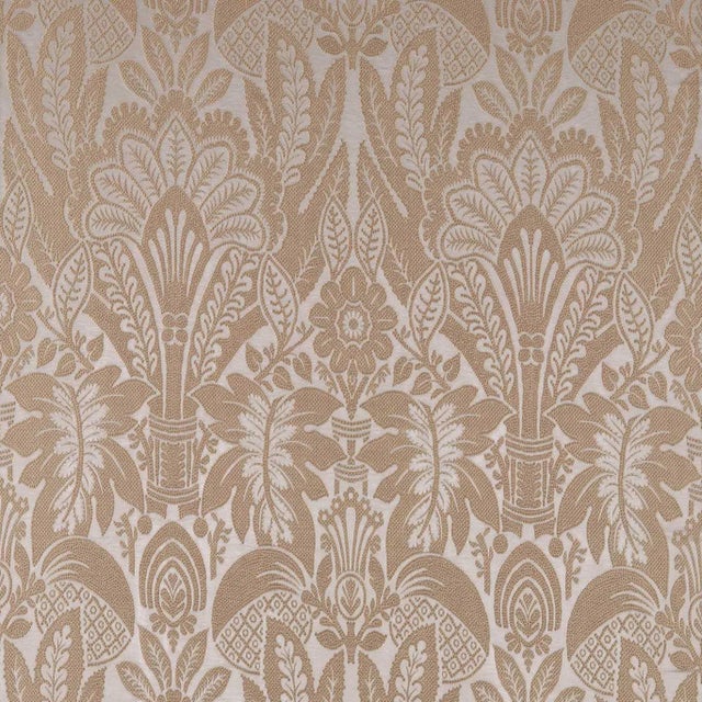 Zoffany Fitzrovia Fabric in Gold For Sale