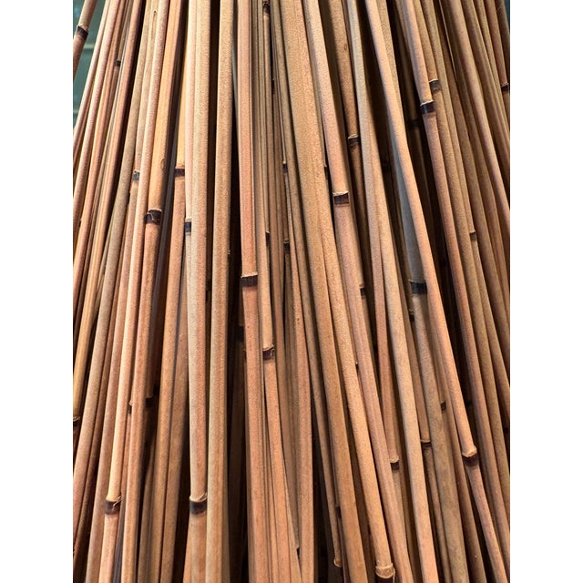 Pair 1993 Decorative Bamboo Reeds From Saks Fifth Avenue For Sale - Image 4 of 6