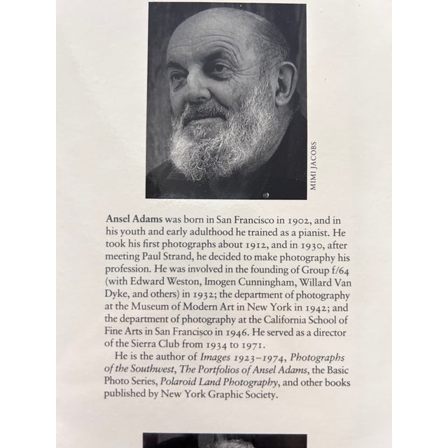 Signed Vintage Ansel Adams’ “Yosemite & the Range of Light”coffee Table