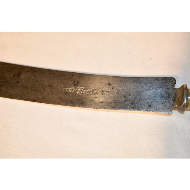 Metal 19th Century English Bread Knife For Sale - Image 7 of 7