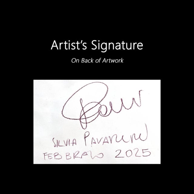 Peeled Elbows and Colored Confetti - Fantasy Figurative Artwork on Paper Original Artwork by Silvia Pavarini For Sale - Image 9 of 9