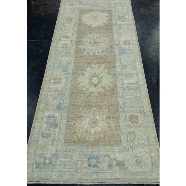 Turkish Oushak Runner Rug 2'9" x 6'10" #17531 Explore a curated collection of hallway runners, wool rugs, and handmade...