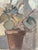 Billi Danielsson, Flowers in Pot, 1978, Oil on Canvas, Framed For Sale - Image 4 of 18