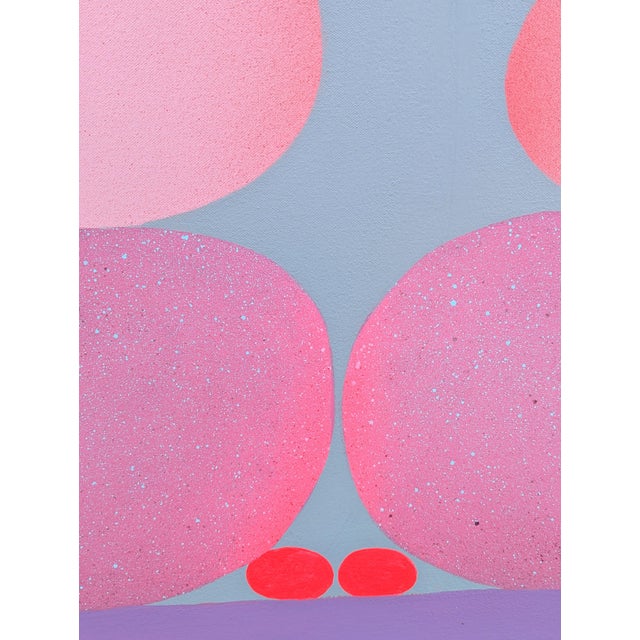 Alika Herreshoff "Bess Nest" Contemporary Colorful Pink and Purple Abstract Painting, 2015 For Sale - Image 12 of 12