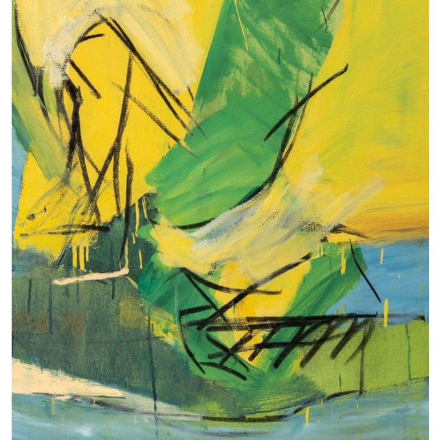 Ellen Hoffman Untitled Oil on Canvas, 1978 For Sale - Image 4 of 6