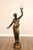 Late 20th Century Neoclassical Style Pair Of Bronze Figural Torchere Floor Lamps For Sale - Image 15 of 18