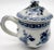 Qing Dynasty, Qianlong Blue & White Floral Syllabub Cups & Covers - Set of 5 For Sale - Image 4 of 12