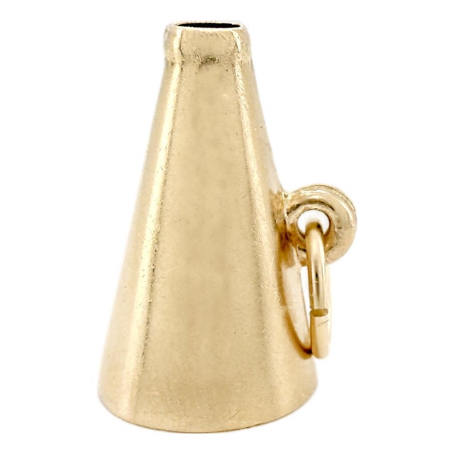 Vintage 14k j.m. Fisher Company Cheerleader Megaphone For Sale