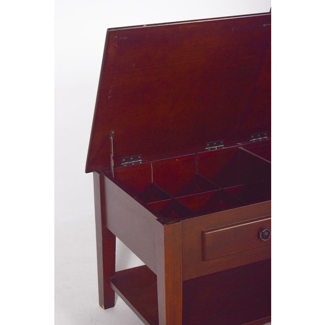 Rectangular Coffee Table with Hinged Top, 1950s For Sale - Image 14 of 15