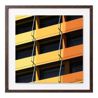 “Puerta America 05” Giclee Archival Pigment Print 24x24 Framed in Walnut For Sale