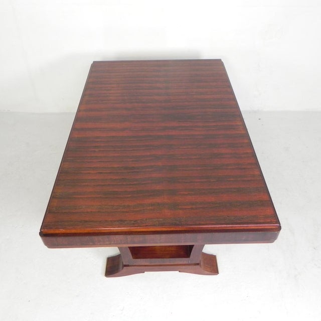 Art Deco Dining Table in Rosewood Veneer, 1930s For Sale - Image 4 of 18