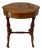 Antique Victorian Burr Walnut Work Lamp Table, 1860s For Sale