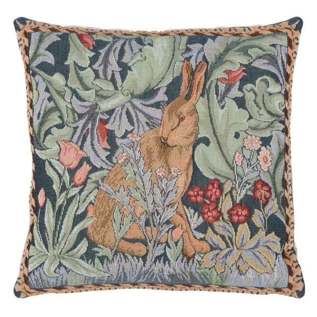 This beautiful tapestry cushion is finely woven by skilled weavers on traditional Jacquard Tapestry looms. The tapestry...