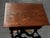 Wood Fine Original William and Mary Oak X Stretcher Side Table For Sale - Image 7 of 9