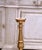 Mid 19th Century 19th Century Italian Baroque Carved Giltwood Altar Candlestick For Sale - Image 5 of 8