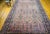 Antique Oversized Persian Manchester Kashan Rug, Hand-Knotted Wool, Floral Pattern, 10x20, Burgundy & Blue For Sale In Chicago - Image 6 of 18