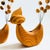 Mid-Century Modern Mid Century Scandinavian Wood Bird Candle Holders - Set of 2 For Sale - Image 3 of 9
