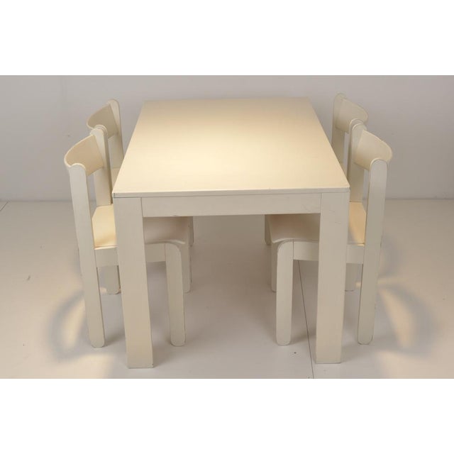 Dining Table and Chairs in the style of Asko, Set of 5 For Sale - Image 10 of 15