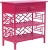 David Francis Chippendale End Table - Bright Pink For Sale - Image 4 of 4