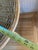 Tan Vintage Rattan and Cane Two Tier Side Table For Sale - Image 8 of 8