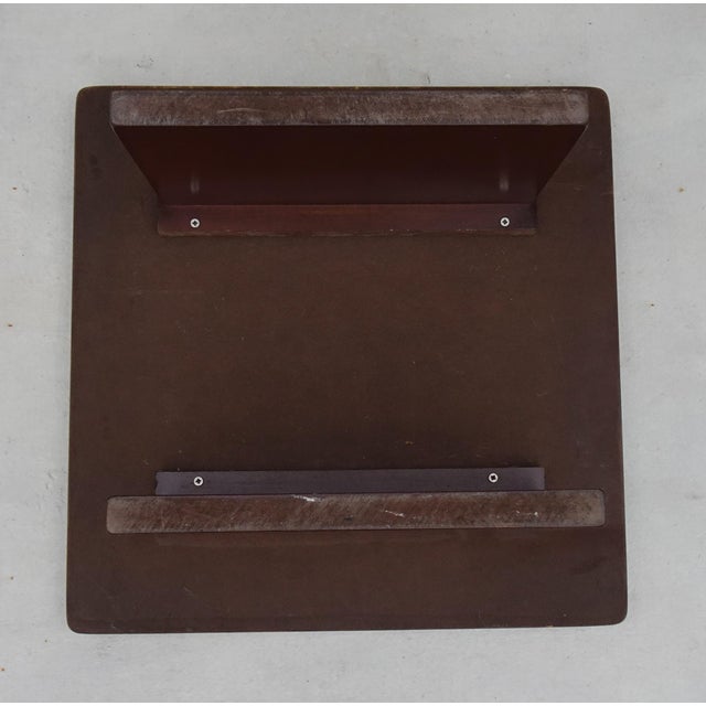 Wood Minimalist Bamboo Side Table in the style of Axel Vervoordt, 1970s For Sale - Image 7 of 18