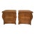 Pair of Wicker/Rattan Chest of Drawers, Hollywood Regency Style Nightstands For Sale
