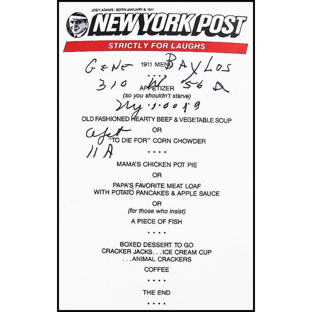 Leroy Neiman 1990s The Celebrities' Comedian, Gene Baylos, LeRoy Neiman For Sale - Image 4 of 5