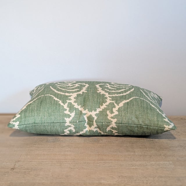 Not Yet Made - Made To Order Soane Britain Pineapple Thread Emerald Lumbar For Sale - Image 5 of 7